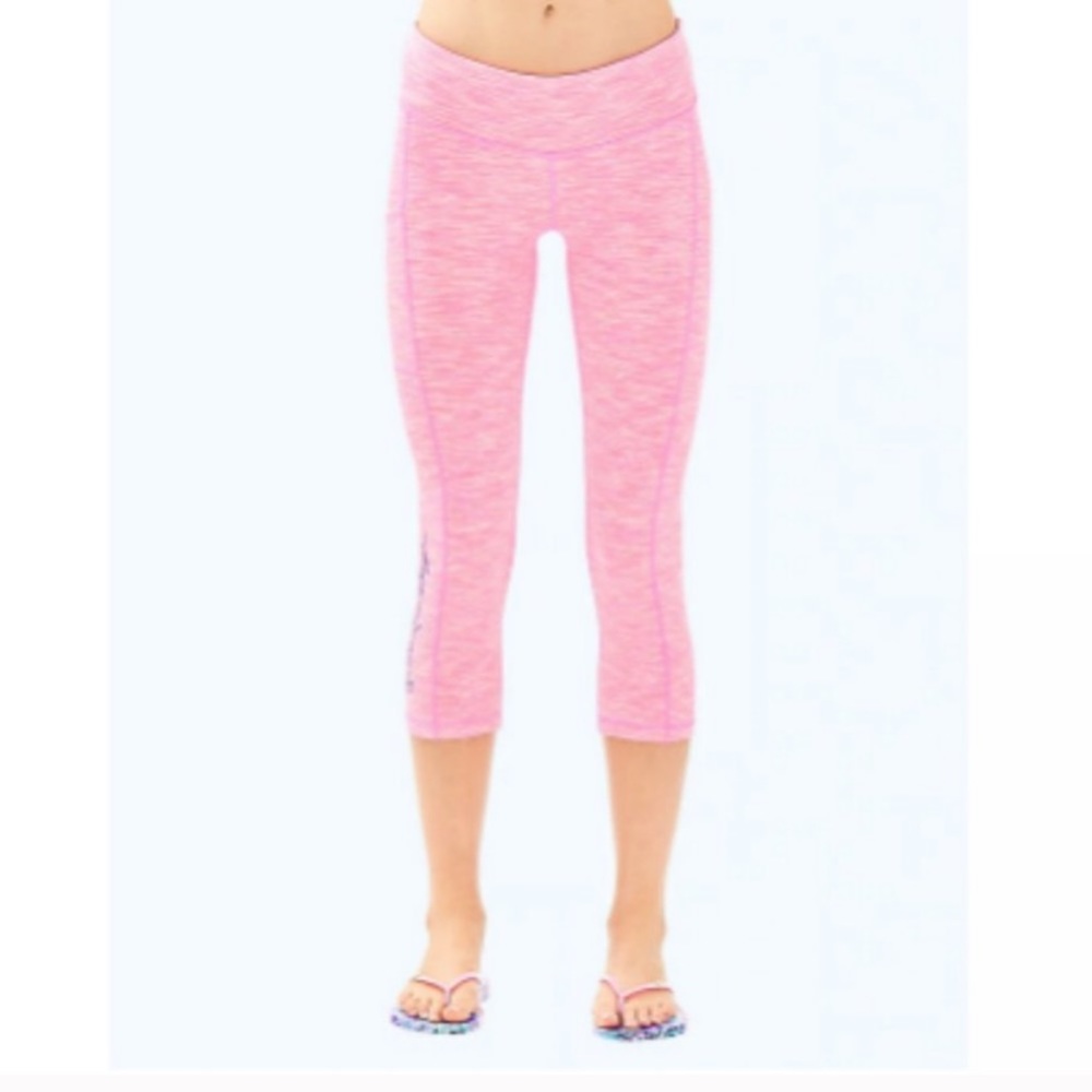 Lilly Pulitzer Hot Pink Space Dye Luxletic Legging